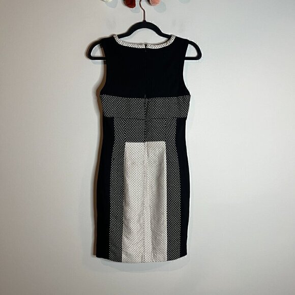 Anthropologie Yoana Baraschi Sheath Channeled Dots Column Dress - Picture 6 of 6